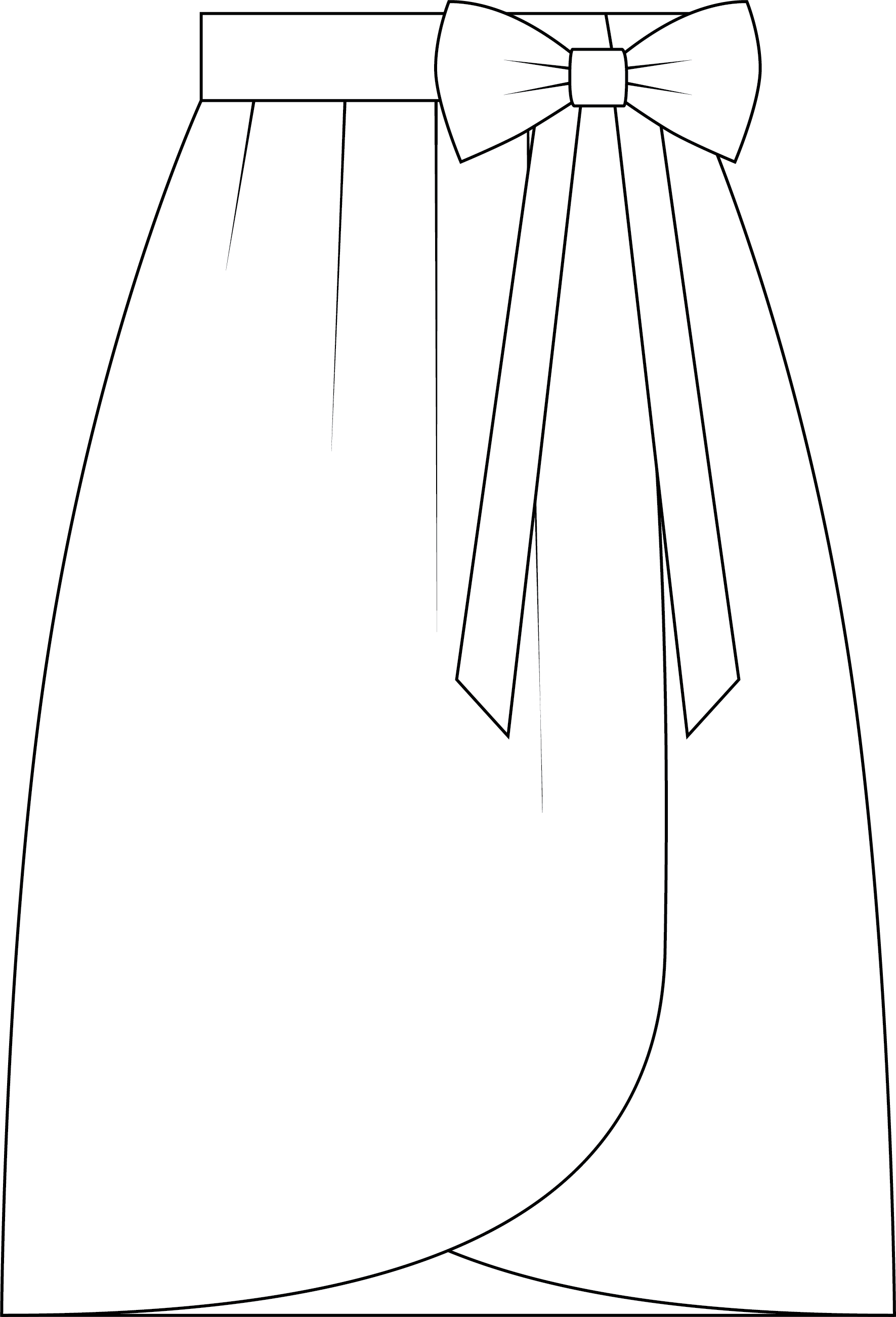 Little Bow Pleat Skirt